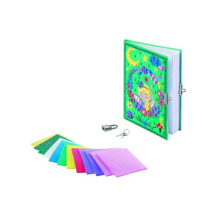 Maped Creativ Diario Secreto para Decorar y Personalizar – Mosaicos, Hadas y Unicornios