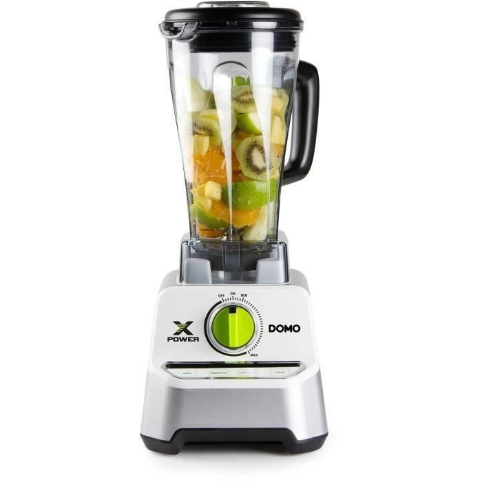 Licuadora XPOWER - DOMO - DO747BL - 1500 W - 2 L - Gris Licuadora XPOWER - DOMO - DO747BL - 1500 W - 2 L - Gris
