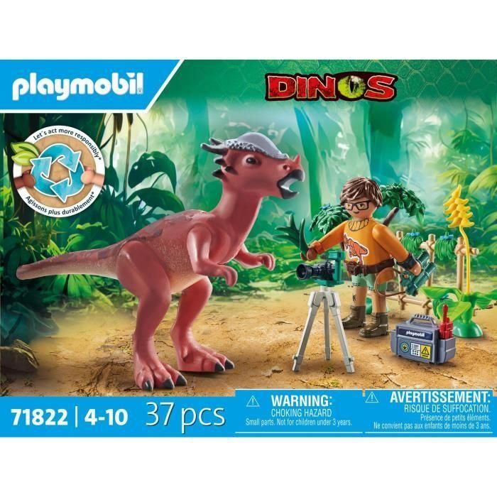 Playmobil 71822 Observación de Stygimoloch Dinos con Investigador, Prismáticos, Cámara, Trípode y Ficha +4 años 5 Playmobil 71822 Observación de Stygimoloch Dinos con Investigador, Prismáticos, Cámara, Trípode y Ficha +4 años 5