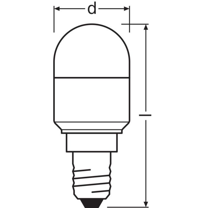 Ledvance LVE-4099854066993 Bombilla LED Special E14 2,3W 200Lm 2700K Blanco Muy Cálido para Frigoríficos y Máquinas de Coser 2 Ledvance LVE-4099854066993 Bombilla LED Special E14 2,3W 200Lm 2700K Blanco Muy Cálido para Frigoríficos y Máquinas de Coser 2