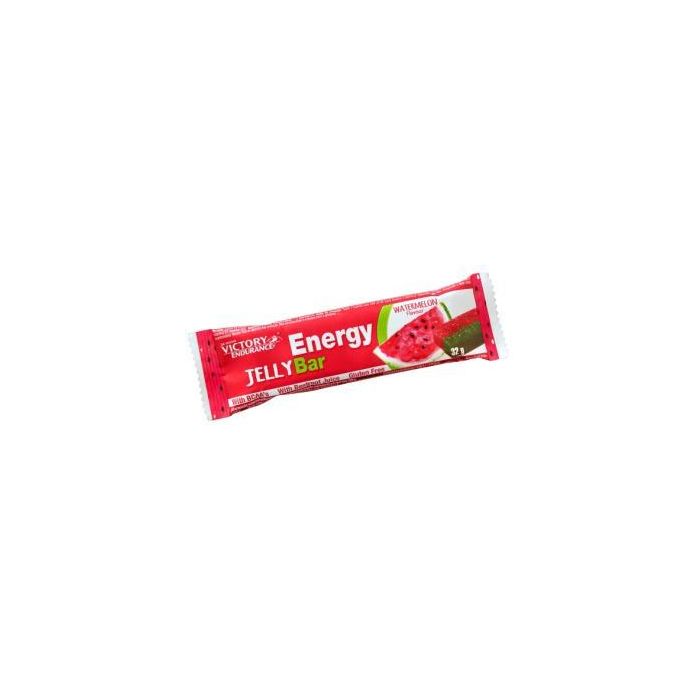 Victory Endurance Energy Jelly Bar de Sandia 24 Unidades - Barritas energéticas con aminoácidos y vitaminas para ejercicio