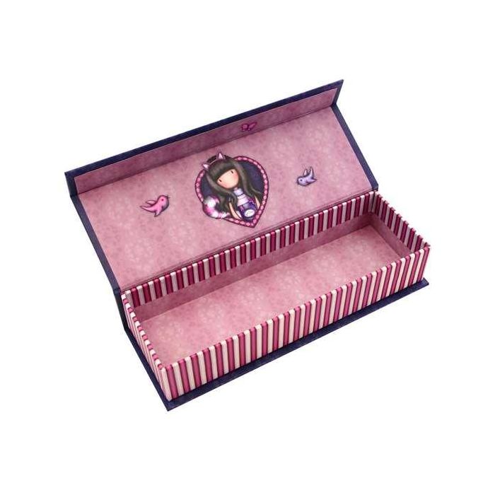 Portatodo Gorjuss Cheshire cat Caja Morado (20.2 x 4 x 7 cm) 1