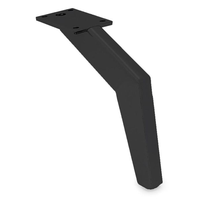 Q&Q Pata Metálica Modelo Katar para Sofás y Muebles. Diseño Resistente en Metal con Acabado Negro Mate. Altura H160.