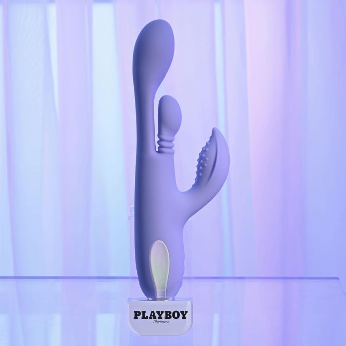 Vibrador Doble Estimulación Evolved Playboy Morado Púrpura 19 Vibrador Doble Estimulación Evolved Playboy Morado Púrpura 19