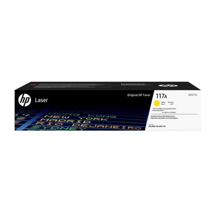 HP Toner Amarillo 150A,178,179Fnw - 117A, 700 Cop./Cap./Ml. 0 HP Toner Amarillo 150A,178,179Fnw - 117A, 700 Cop./Cap./Ml. 0