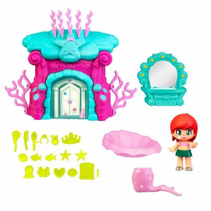 Figura pinypon casa del mar de la sirenita. 8 cm 6 Figura pinypon casa del mar de la sirenita. 8 cm 6