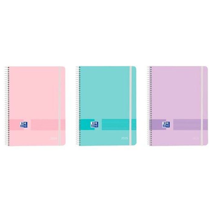 Agenda Oxford LIVE&GO A5 15 x 21 cm 2025 (5 Unidades) 1