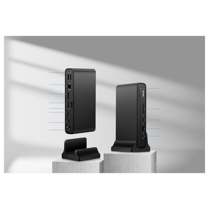 ASUS DC301 Base USB-C Triple Pantalla con Carga 90W 10