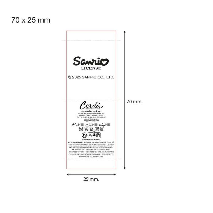 Cerdá Zapatillas de Casa Abierta Hello Kitty Kuromi Morado Talla 38/39 4