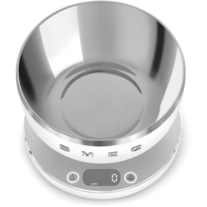 Smeg KSC01WHMWW Báscula de Cocina Digital Blanca 4