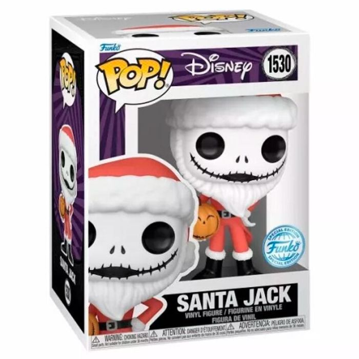 Figura POP Disney Pesadilla Antes de Navidad Santa Jack Exclusive 1 Figura POP Disney Pesadilla Antes de Navidad Santa Jack Exclusive 1