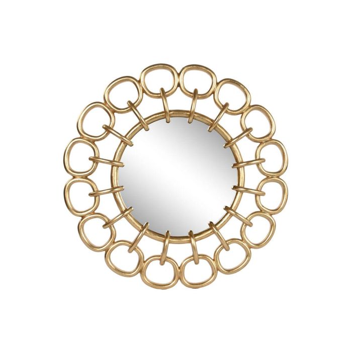 Espejo de pared Home ESPRIT Dorado 95 x 5 x 95 cm 0 Espejo de pared Home ESPRIT Dorado 95 x 5 x 95 cm 0