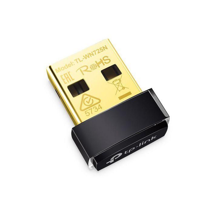 TP-Link TL-WN725N Adaptador USB WiFi Nano Inalámbrico N 150Mbps USB 2.0 2.4GHz para PC Windows Mac Linux 1