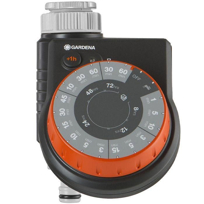 Gardena Programador de Riego para Grifos 20/27 y 26/34 con 17 Ciclos Preestablecidos, Retardo de Inicio, Modo Manual y Módulo Extraíble Gardena Programador de Riego para Grifos 20/27 y 26/34 con 17 Ciclos Preestablecidos, Retardo de Inicio, Modo Manual y Módulo Extraíble