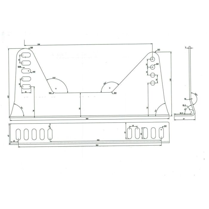 Soporte Lateral para Asiento Racing OCC Motorsport OCCBAS0010 1