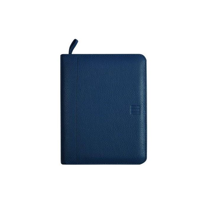 Agenda Anual Finocam Open Piel Cremallera Andrea 500 117X181 S/V Azul