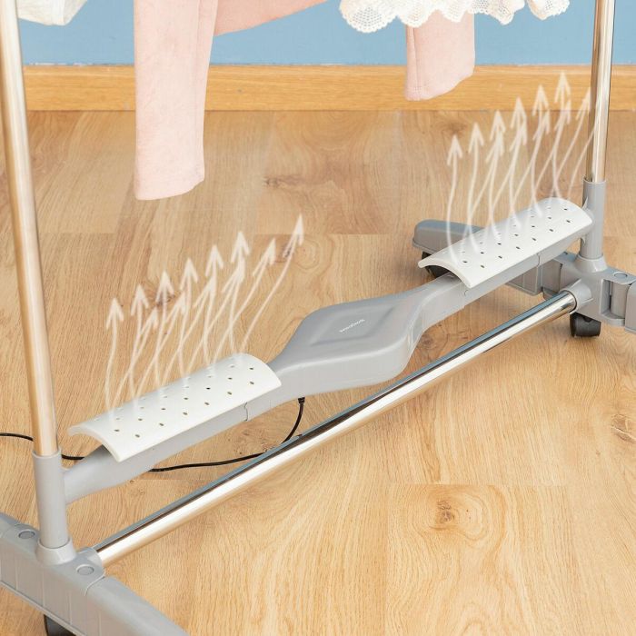 Tendedero Eléctrico Plegable con Flujo de Aire Natural Dryllon InnovaGoods 24 W 12 barras 10 Tendedero Eléctrico Plegable con Flujo de Aire Natural Dryllon InnovaGoods 24 W 12 barras 10