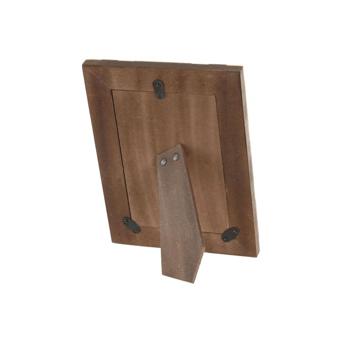 Marco Foto 10X15 Urban DKD Home Decor Natural Blanco 1.8 x 20 x 15 cm 2
