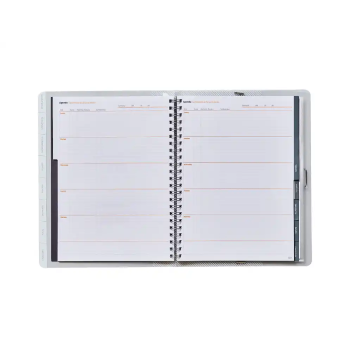 Additio Carpeta Global para Profesorado 24x32 cm, 144 Páginas, Polipropileno, Colores Surtidos 7