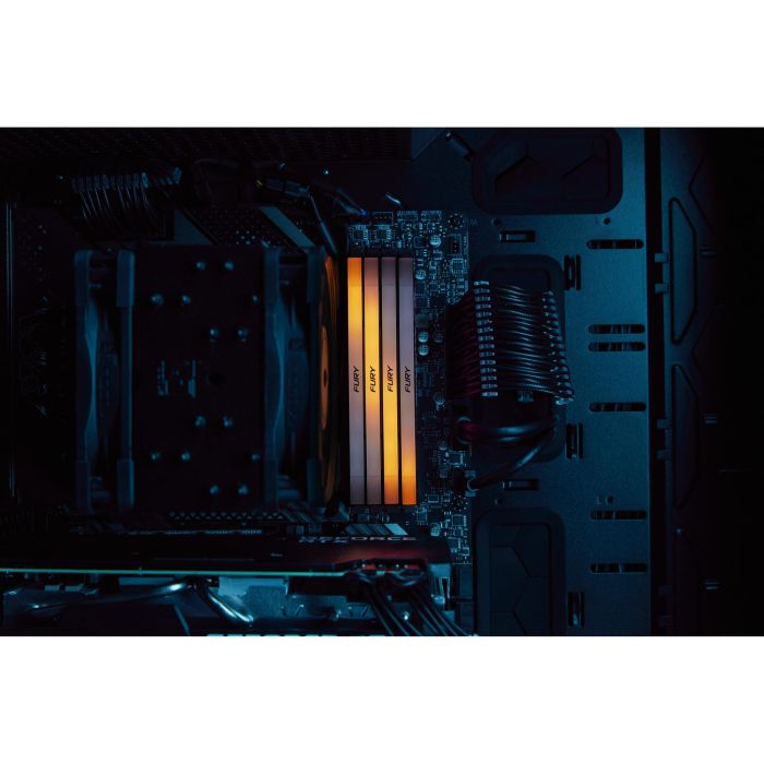 Kingston FURY Renegade RGB 64GB DDR4 3600MT/s CL18 DIMM Kit de 2 para PC 6 Kingston FURY Renegade RGB 64GB DDR4 3600MT/s CL18 DIMM Kit de 2 para PC 6