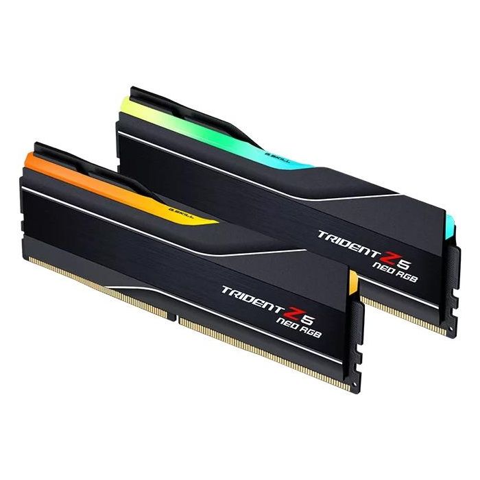 G.Skill F5-6400J3239G16GX2-TZ5NR 32 GB DDR5-6400MHz CL32 Dual-Kit (2x16GB) Trident Z5 NEO RGB AMD EXPO Negro 1