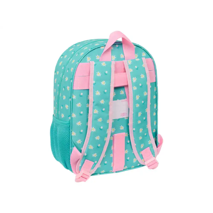 Mochila Escolar Peppa Pig Pretty flowers Amarillo Menta 26 x 34 x 11 cm 1