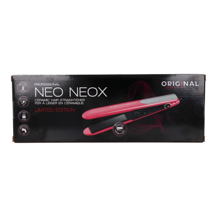 Sinelco Neox Plancha Ceramica Rosa/Plata Fluo