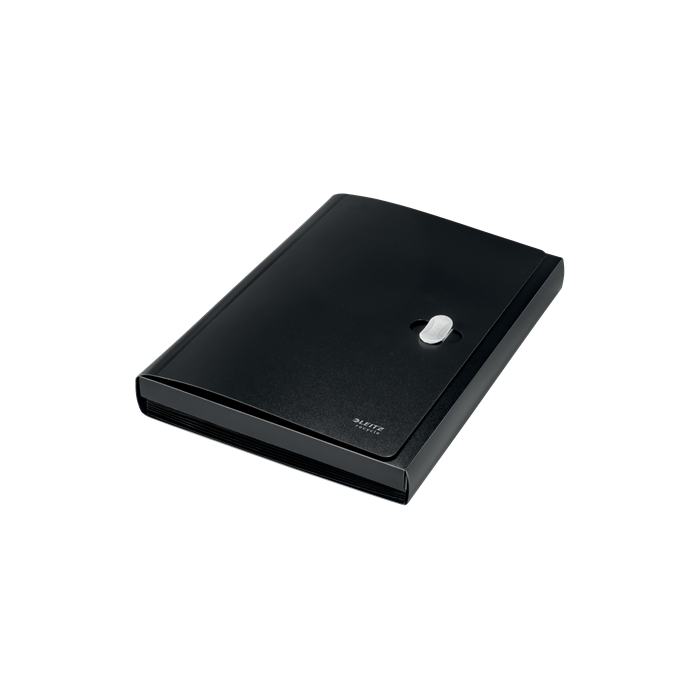 Leitz Carpeta Clasificadora Fuelle Polipropileno 5+1 Compartimentos DIN A4 Negro Reciclado 4