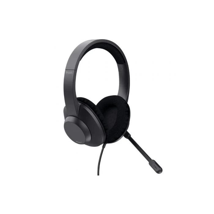 Trust Auriculares Ayda Max USB con Micrófono y Cancelación de Ruido (ENC), Negros, 25462
