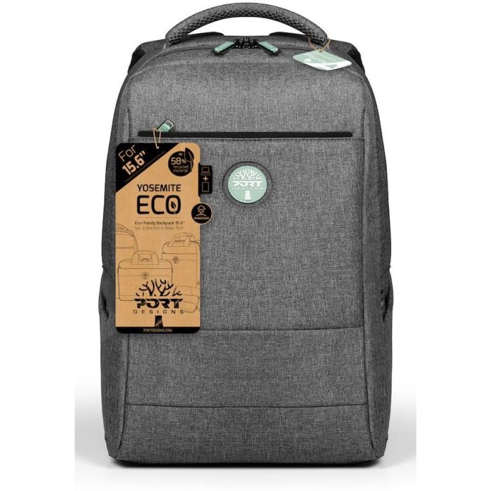 PORT Designs YOSEMITE Eco XL Mochila para Portátil 15.6" Gris Fabricada con Materiales Reciclados 3 PORT Designs YOSEMITE Eco XL Mochila para Portátil 15.6" Gris Fabricada con Materiales Reciclados 3