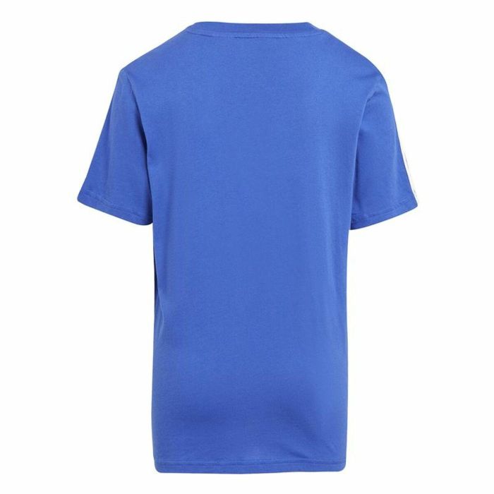 Camiseta de Manga Corta Infantil Adidas 3S Tib Azul 6