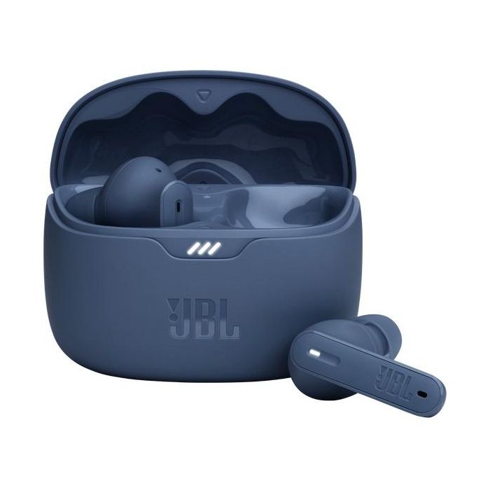 JBL Tune Beam Auriculares Inalámbricos Bluetooth 5.3 TWS Intraaurales con Cancelación de Ruido Activa IP54 Azul