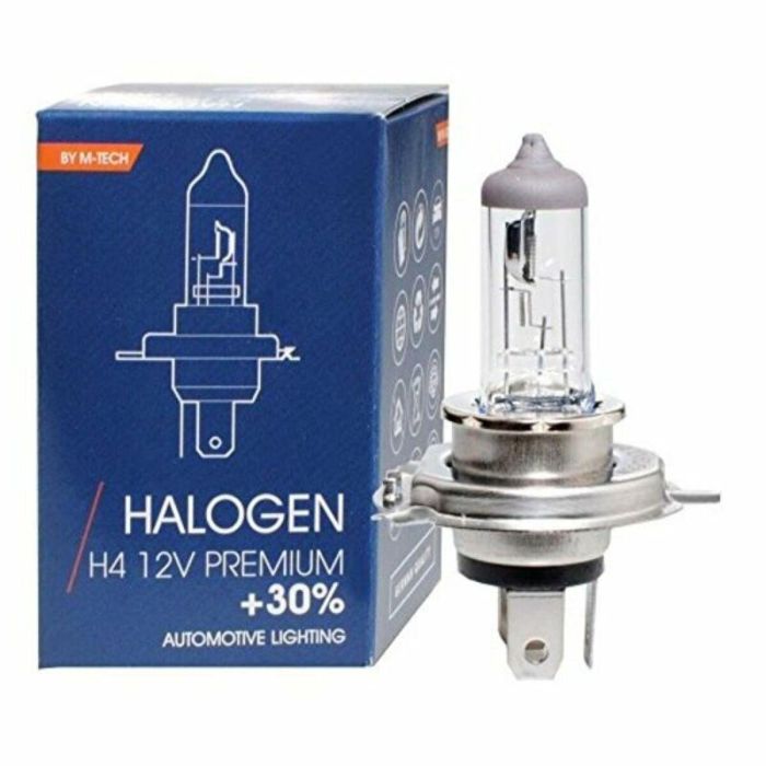 Lámpara Halógena M-Tech Premium 12 V 60-55 W H4 | 10 Unidades MTECZ104 Lámpara Halógena M-Tech Premium 12 V 60-55 W H4 | 10 Unidades MTECZ104