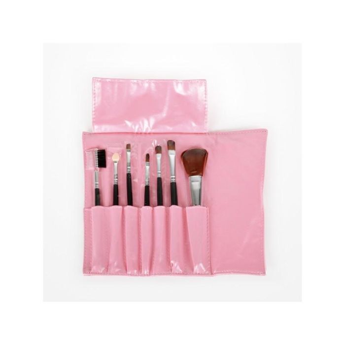 Bifull Set Estuche Maquillaje 7 Pinceles Tika Pink Bifull