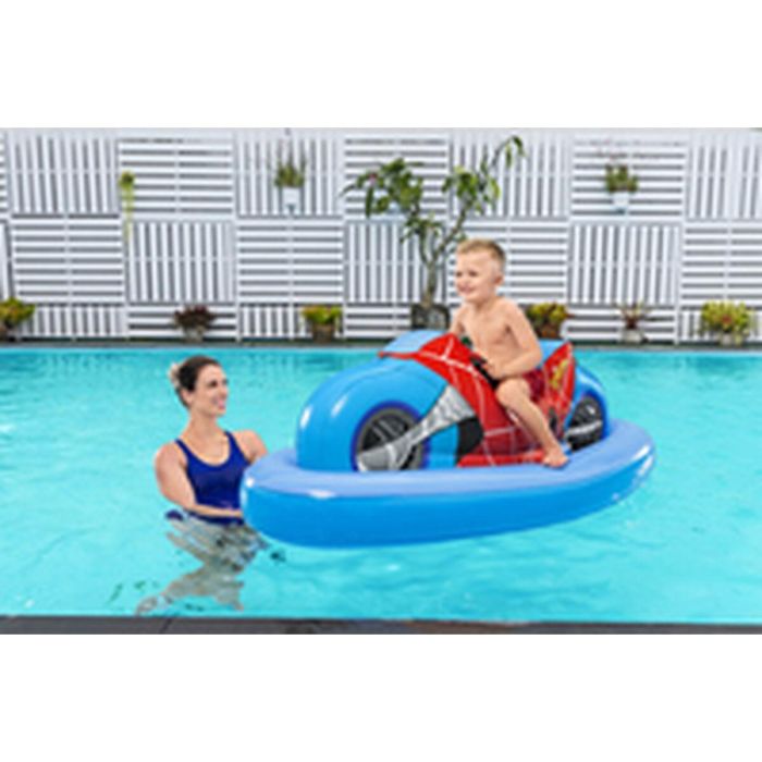 Bestway Figura Hinchable Moto Spiderman 170x84 cm +3 Años Playa y Piscina 98794 13