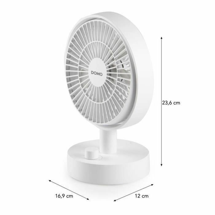 Domo Ventilador de Mesa Recargable USB DOM5411397173164 Batería Li-ion Diámetro 15 cm 10 Velocidades 4 Domo Ventilador de Mesa Recargable USB DOM5411397173164 Batería Li-ion Diámetro 15 cm 10 Velocidades 4
