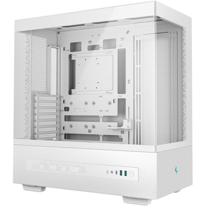 Deepcool Caja Ordenador Gaming ATX CH690 con Pantalla LCD, Compatible con Radiadores y Ventiladores, Torre Blanca 1 Deepcool Caja Ordenador Gaming ATX CH690 con Pantalla LCD, Compatible con Radiadores y Ventiladores, Torre Blanca 1