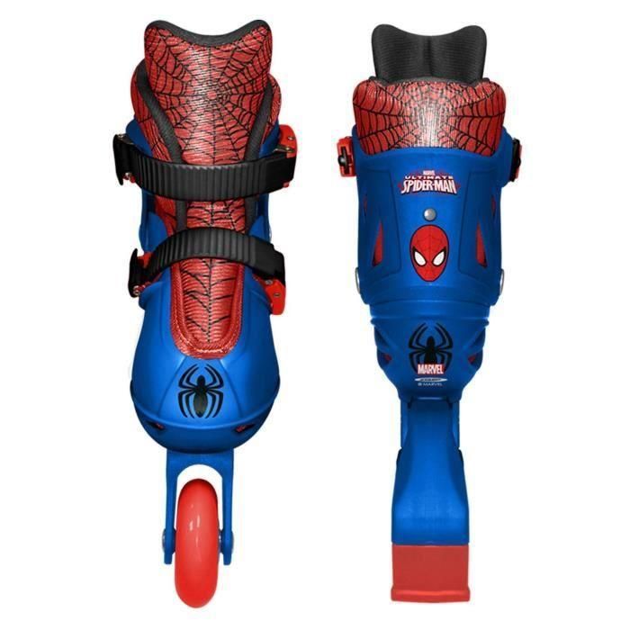 Stamp Patines en línea Disney Spiderman Ajustables Talla 30-33 con Rodamiento 608Z, Ruedas PVC y Freno trasero para Niño 1 Stamp Patines en línea Disney Spiderman Ajustables Talla 30-33 con Rodamiento 608Z, Ruedas PVC y Freno trasero para Niño 1
