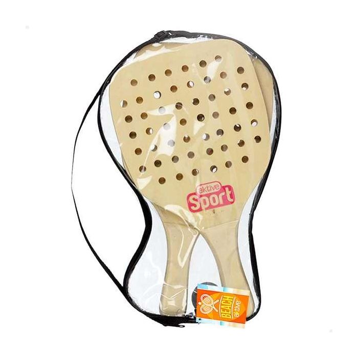 Palas playa madera 22x1x39 cm con funda aktive sport - modelos surtidos 4 Palas playa madera 22x1x39 cm con funda aktive sport - modelos surtidos 4