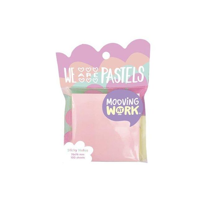 Notas Adhesivas Mooving Pastel 100H 76X76 Colores Surtidos