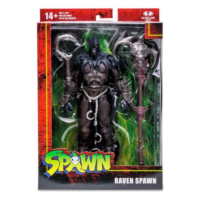 Mcfarlane toys Figura articulada Raven Spawn de 18 cm con caja expositora 6