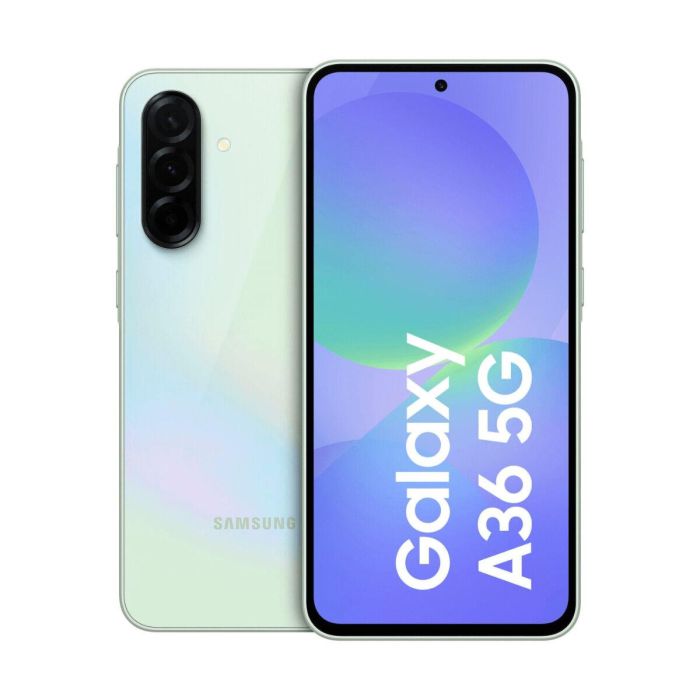 Samsung SM-A366BLGGEUB Smartphone Galaxy A36 8GB RAM 256GB 6.7" Super AMOLED 120Hz 5G Cámara 50MP IP67 Verde Lima 0 Samsung SM-A366BLGGEUB Smartphone Galaxy A36 8GB RAM 256GB 6.7" Super AMOLED 120Hz 5G Cámara 50MP IP67 Verde Lima 0