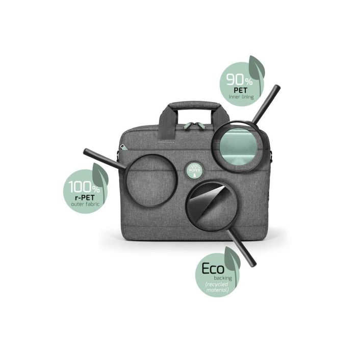 Port Designs POR3567044007008 Bolsa para PC Eco Yosemite 15,6 pulgadas Gris de materiales reciclados 9