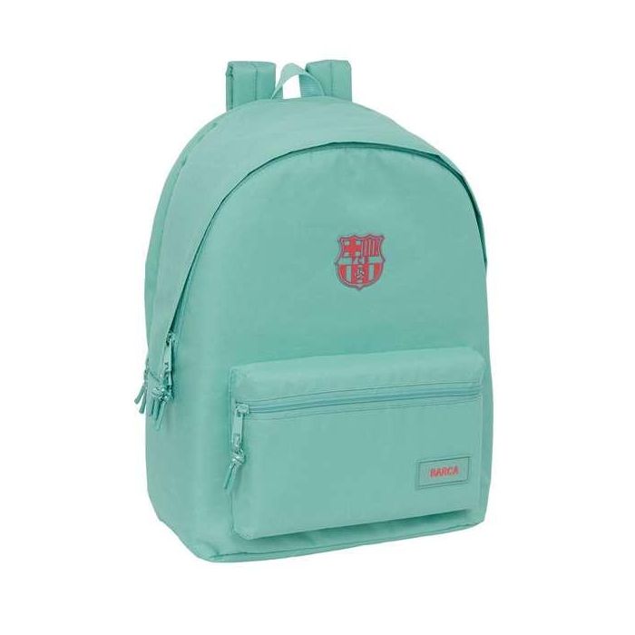 Safta Mochila Doble Portátil 15,6" USB F.C.Barcelona Chica Musgo 31x44x18 cm