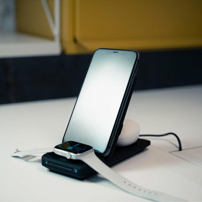Cargador Inalámbrico KSIX Apple-compatible 15W 2 Cargador Inalámbrico KSIX Apple-compatible 15W 2