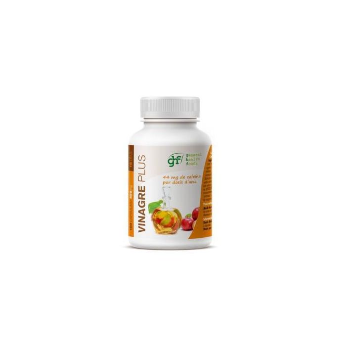 GHF Vinagre de Manzana Plus con Piña, Té Verde y Rojo 450mg. 100 Cápsulas para Control de Peso