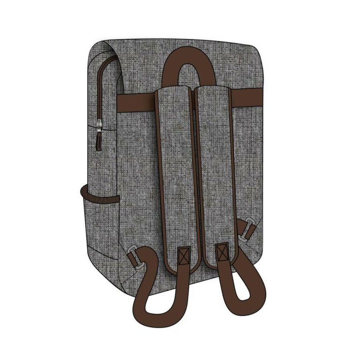 Cerdá Mochila Casual Técnica Harry Potter Gryffindor Gris 30x40x13 cm 1 Cerdá Mochila Casual Técnica Harry Potter Gryffindor Gris 30x40x13 cm 1