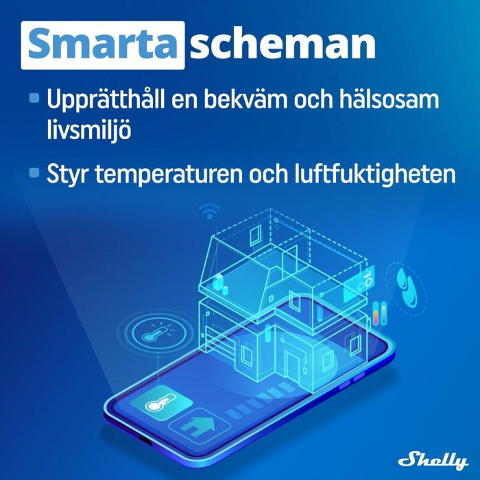Shelly Accesorio "Plus Add-on" para Relés Plus, Sensor de Temperatura Integrado, Alámbrico, Plástico, Rango de Temperatura -20-40 °C 1