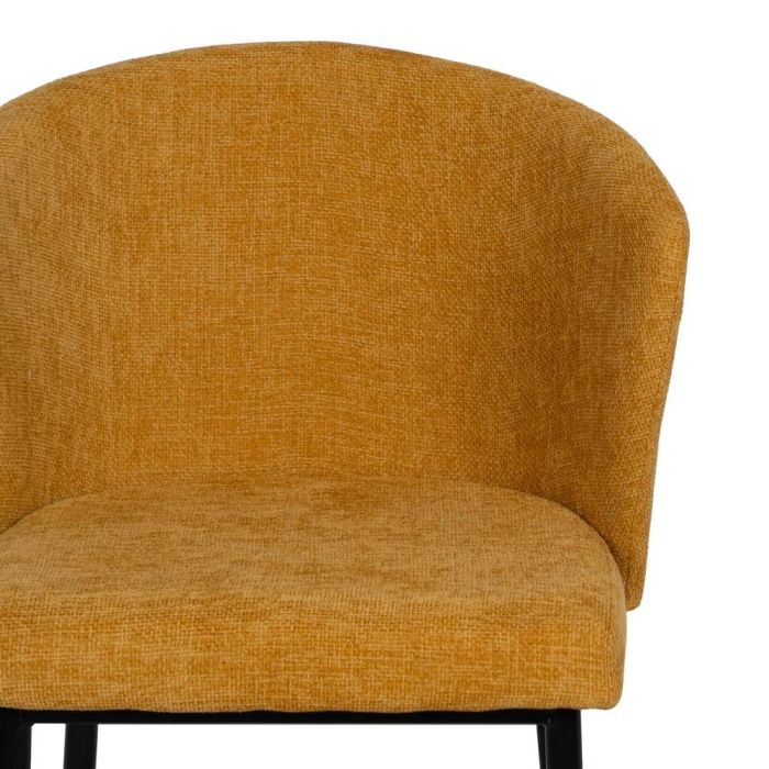 Silla Amarillo Tejido-Metal Contract 52,50 X 55 X 80 cm