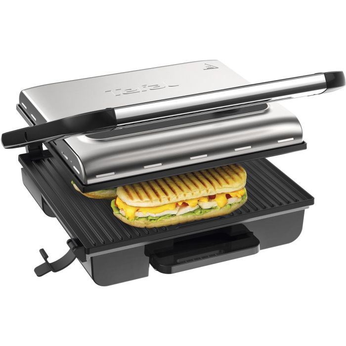 GRILL TEFAL INICIO ADJUST - 2000W - TERMOSTATO AJUSTABLE 3 NIVELES - PLACAS ANTIADHERENTES - CUERPO ACERO INOXIDABLE 2 GRILL TEFAL INICIO ADJUST - 2000W - TERMOSTATO AJUSTABLE 3 NIVELES - PLACAS ANTIADHERENTES - CUERPO ACERO INOXIDABLE 2